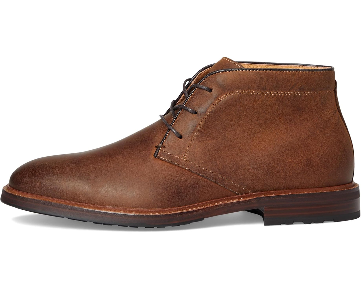 Men's Florsheim Anthem Plain Toe Chukka Boots Brown Crazy Horse
