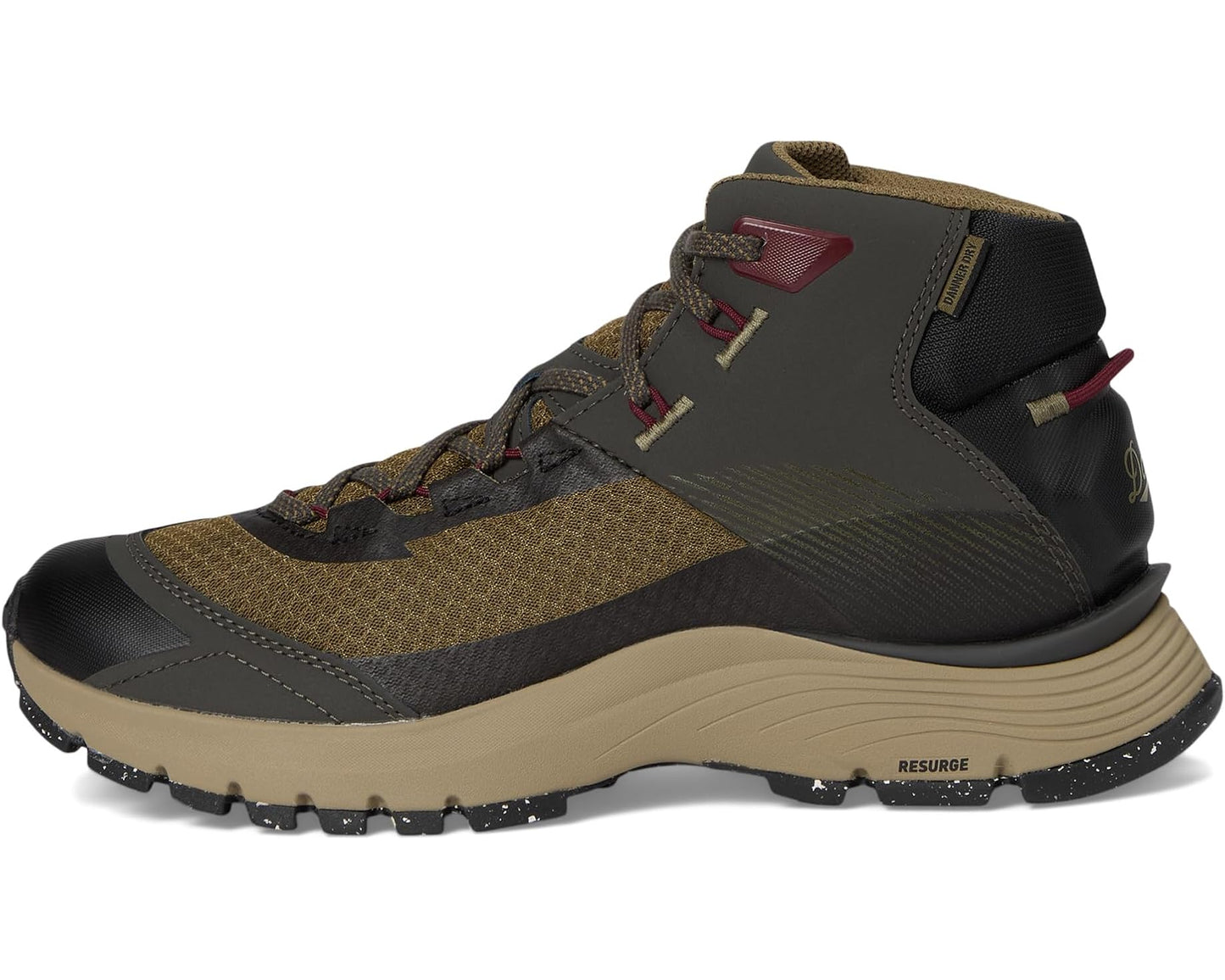 Men's Danner Trail Junction Mid Black Olive/Port