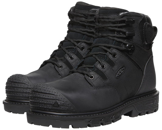 Men's KEEN Utility Camden 6 Waterproof Composite Toe Black/Black