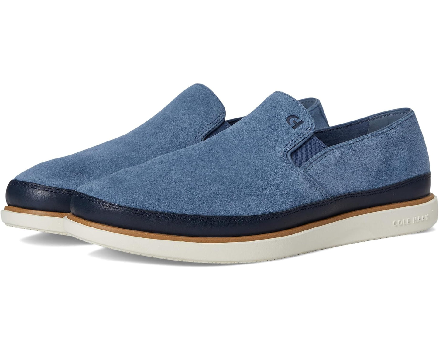 Men's Cole Haan Grandpro Strawspoint Twin Gore China Blue/Navy Blazer/Ivory