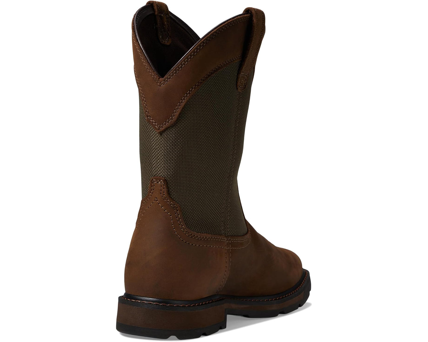Men's Ariat Groundbreaker Wide Square Toe H20 ST Palm Brown/Ballistic Brown