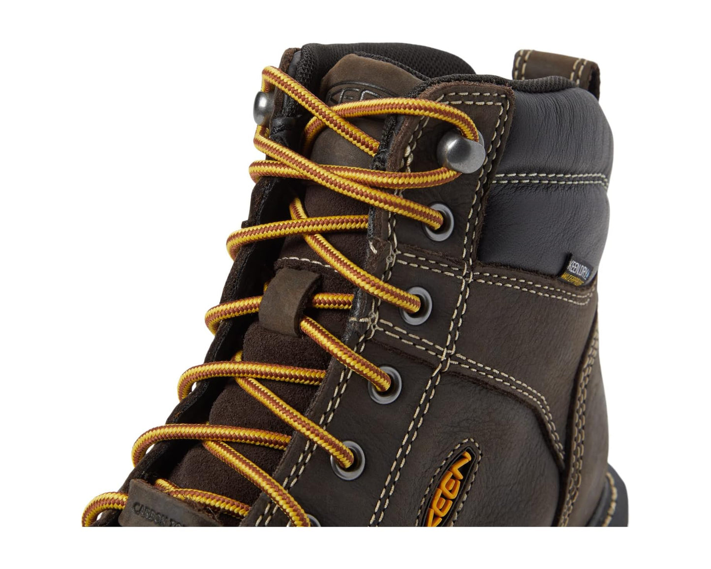 Men's KEEN Utility Cincinnati 6 Waterproof (Carbon Toe) Dark Chocolate/Sandshell
