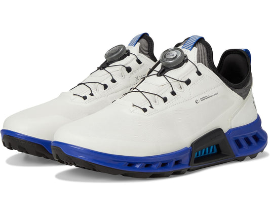 Men's ECCO Golf Biom C4 Boa Gore-tex Waterproof Golf Shoe White/Virtual