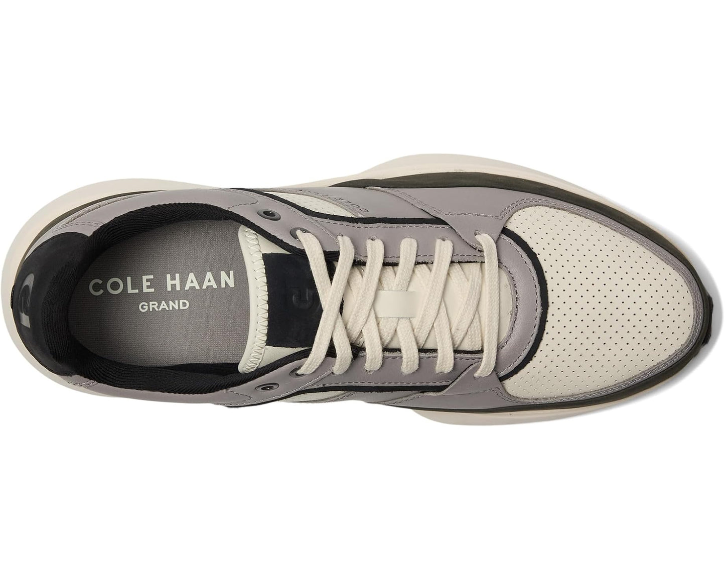 Men's Cole Haan Grand Crosscourt Downtown Sneakers Ironstone/Black/Ivory