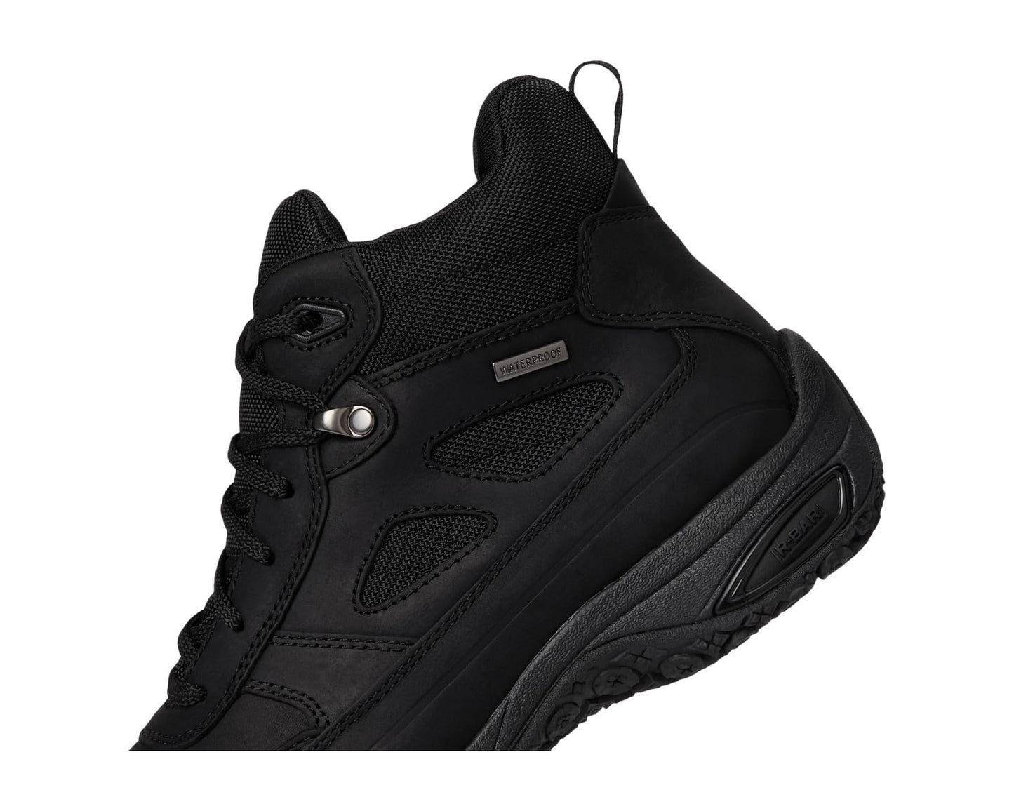 Men's Dunham Cloud Plus Mid II Waterproof Boots Black Leather