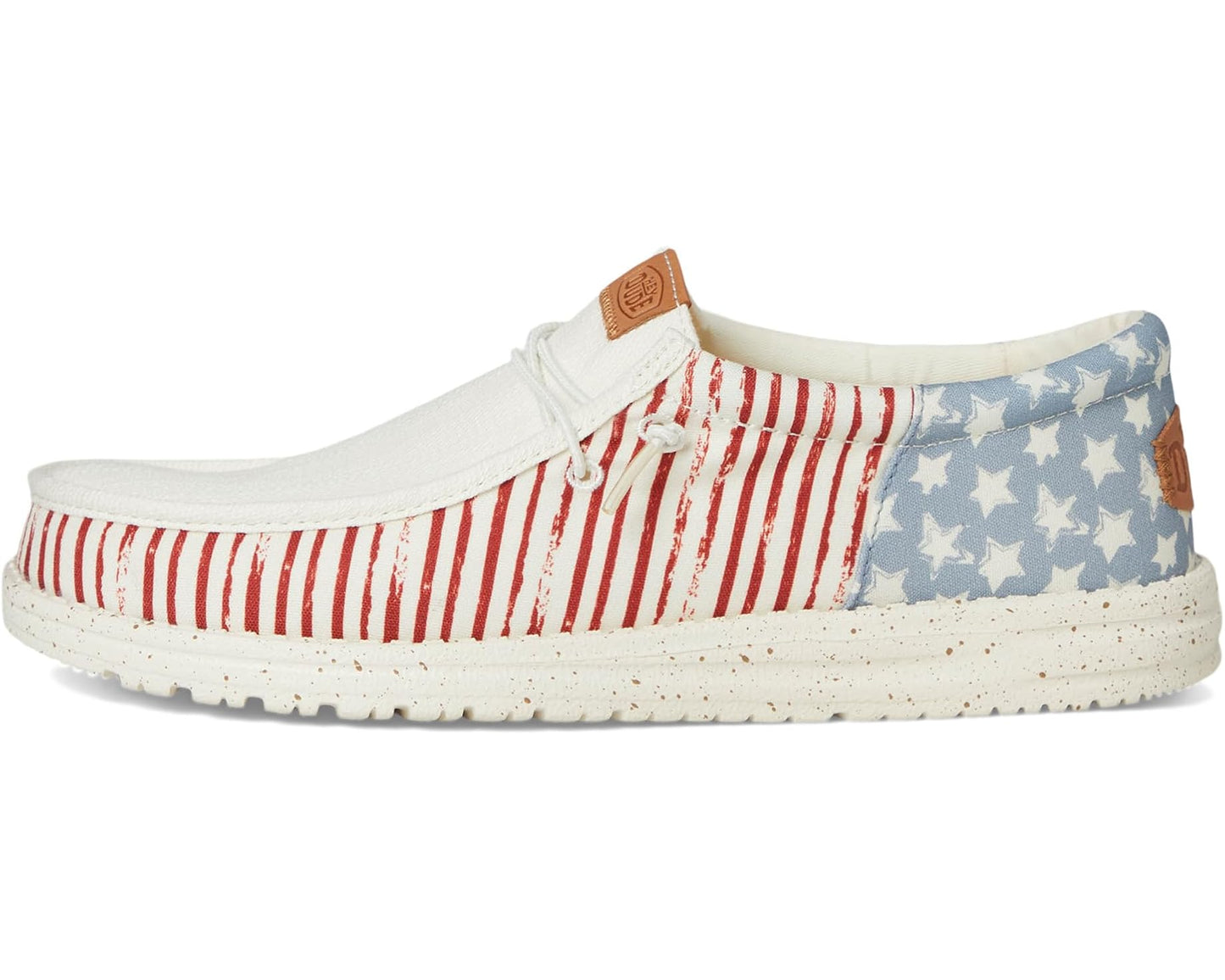 Men's Hey Dude Wally Funk Americana Stars American Flag