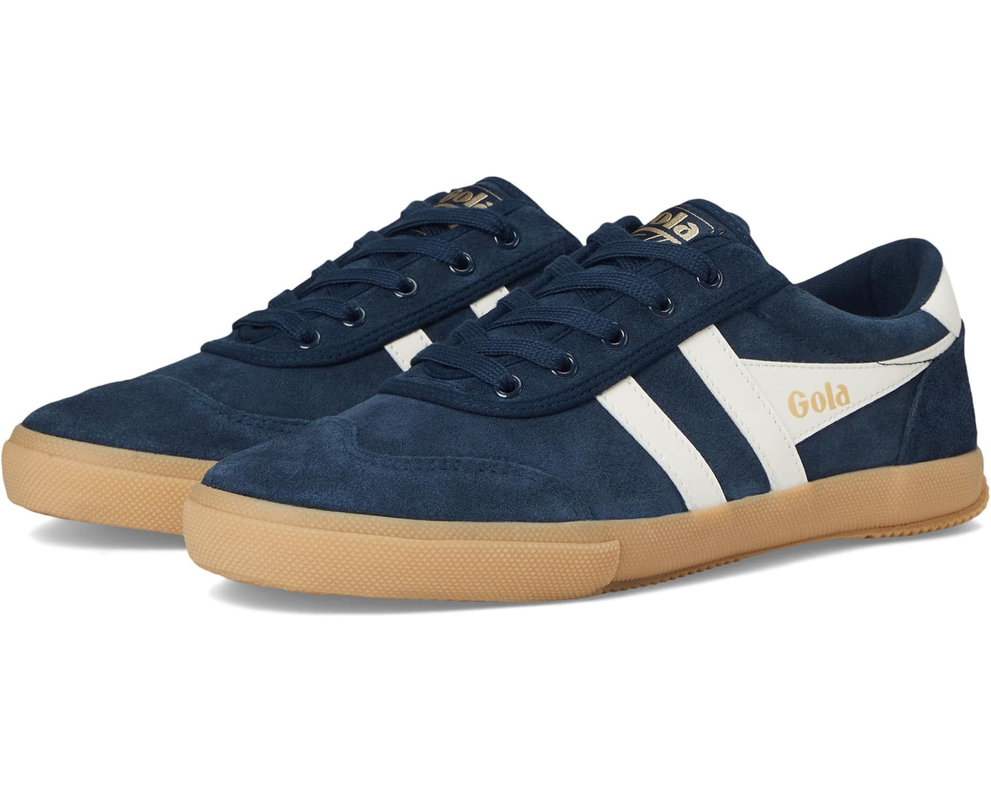 Men's Gola Badminton Suede Navy/Off White/Gum