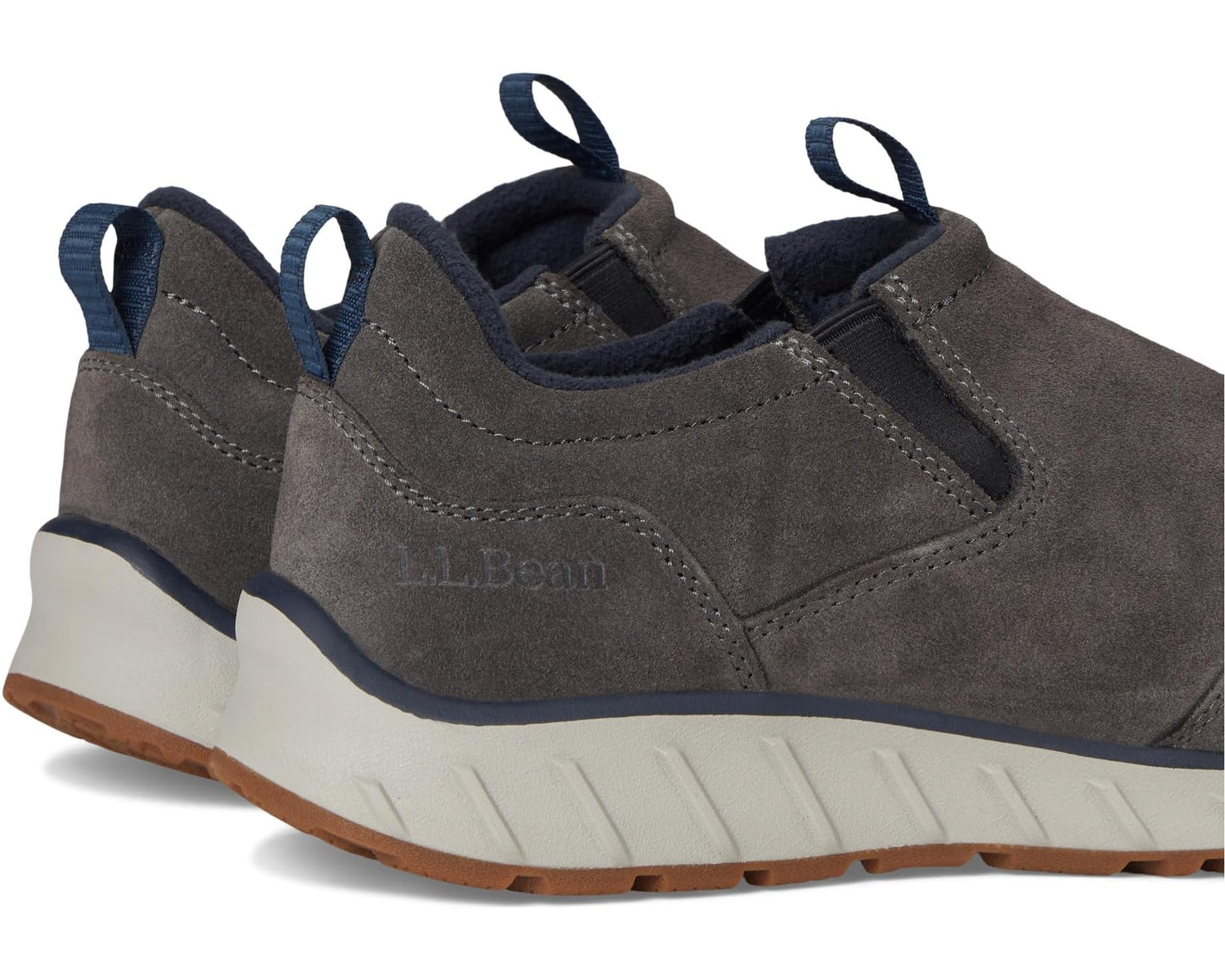 Men's L.L.Bean Snow Sneaker 5 Low Waterproof Insulated Slip-On Graphite
