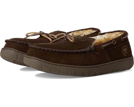 Men's Ariat Harrison Moc Slipper Dark Brown