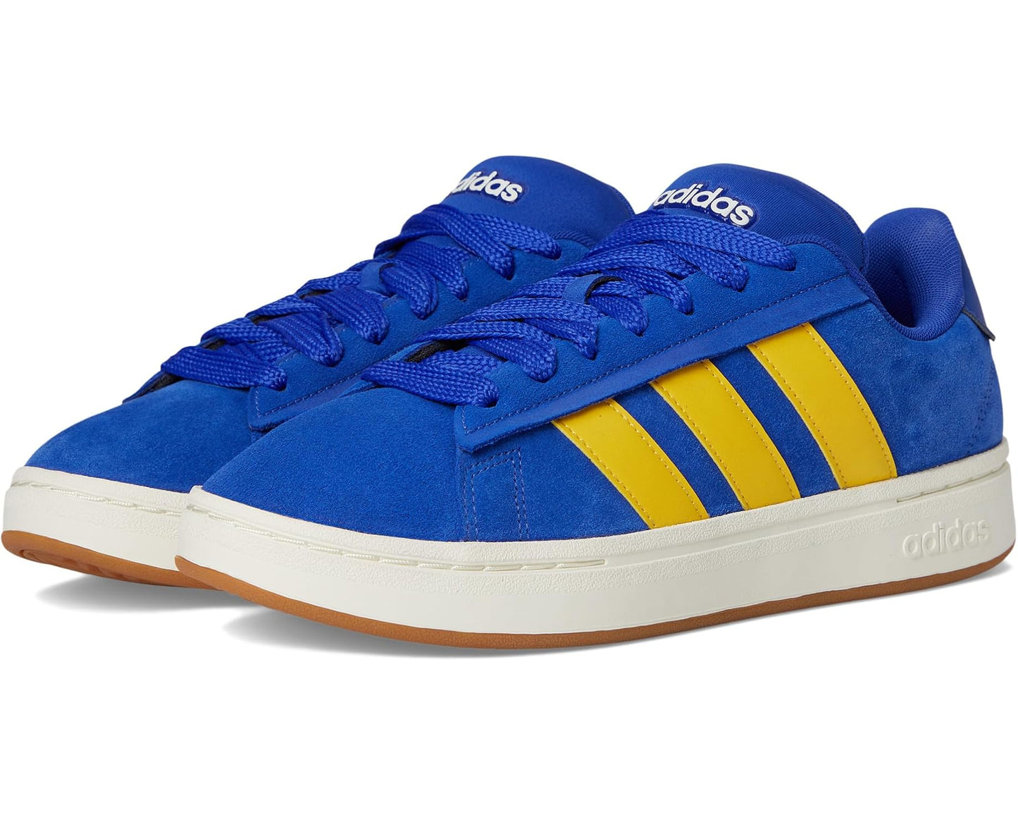 Men's adidas Grand Court Alpha 00s Semi Lucid Blue/Utility Yellow/Off-White