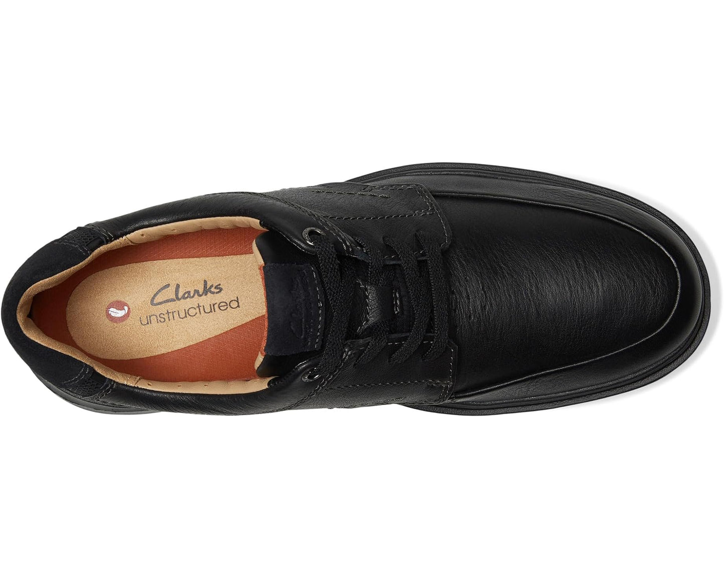 Men's Clarks Un Briley Lace Black Leather