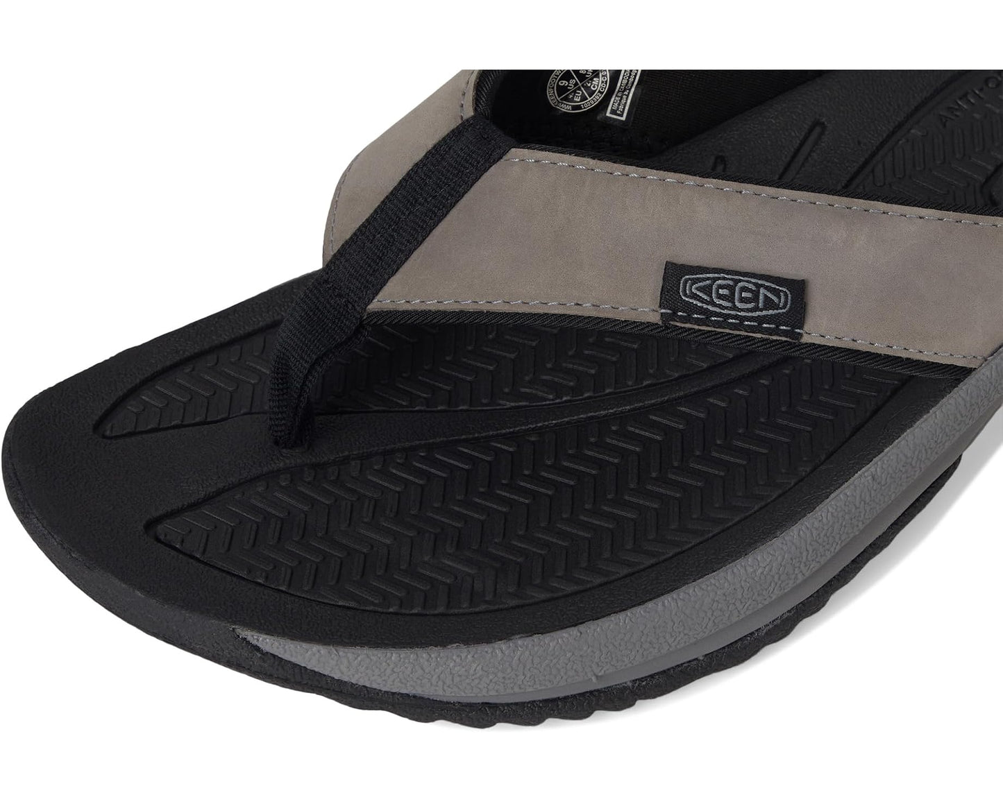 Men's KEEN Kona Flip TG Steel Grey/Black