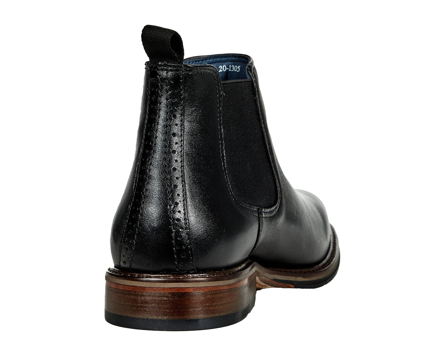 Men's Johnston & Murphy XC Flex Raleigh Chelsea Black Full Grain