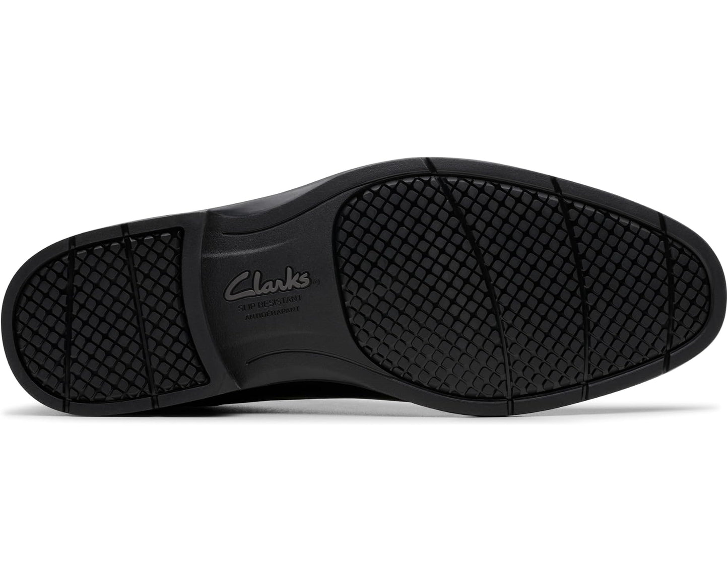 Men's Clarks Eldredge Cap Black Leather