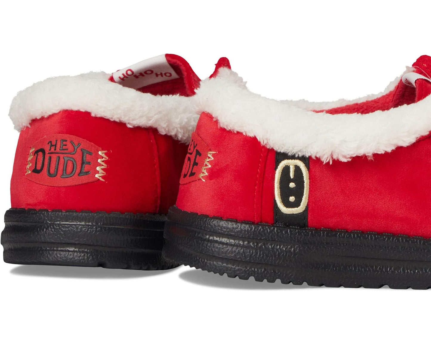 Men's Hey Dude Wally Santa Claus Red