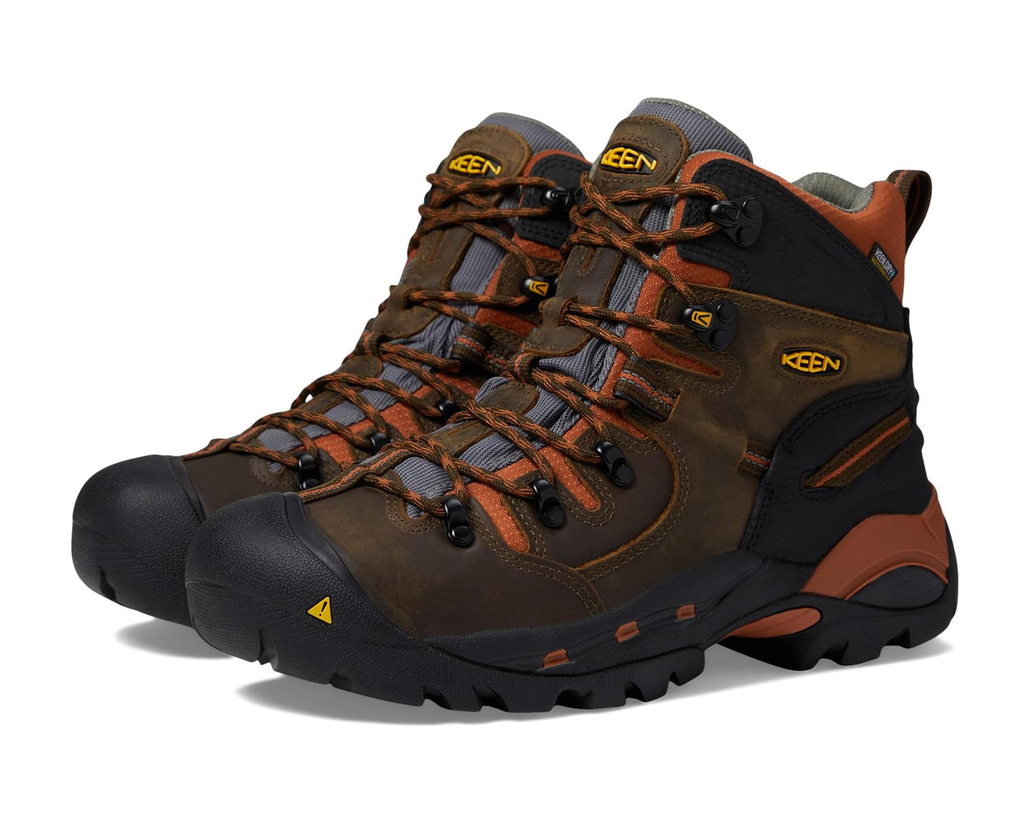 Men's KEEN Utility Pittsburgh Soft Toe Cascade Brown/Bombay Brown