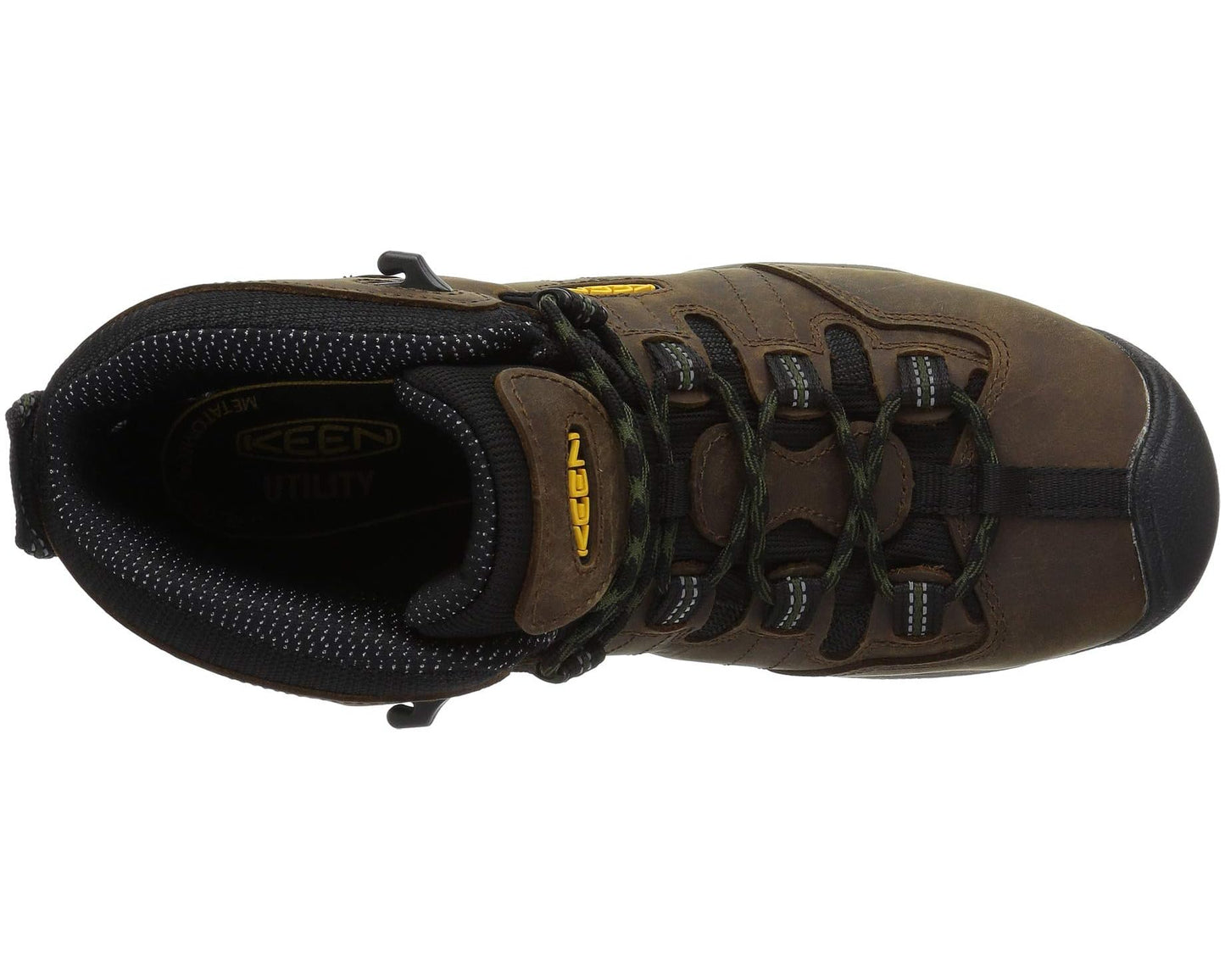 Men's KEEN Utility Detroit XT Mid Steel Toe Waterproof Cascade Brown/Bronze Green