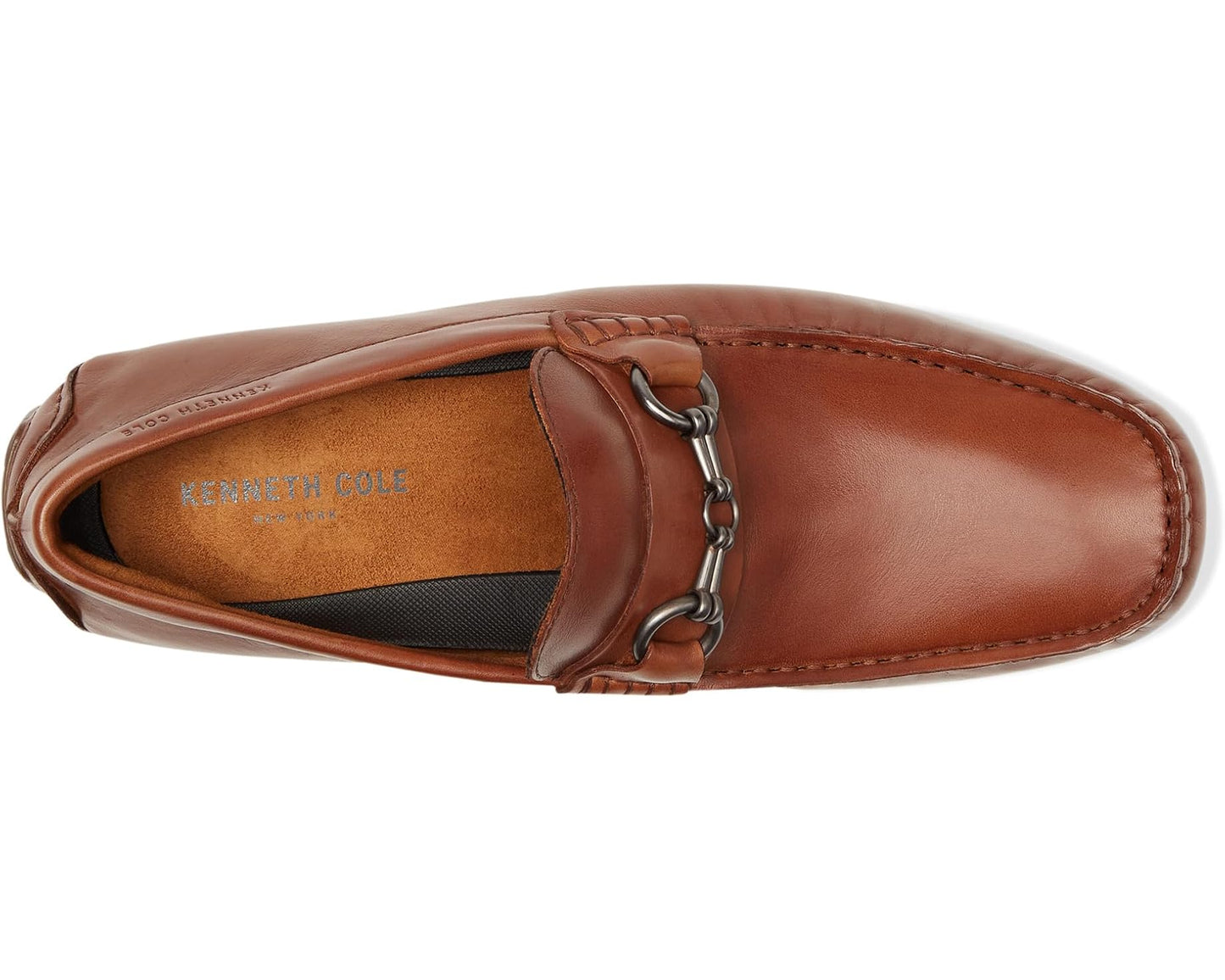 Men's Kenneth Cole Theme Bit Detail Driver Cognac