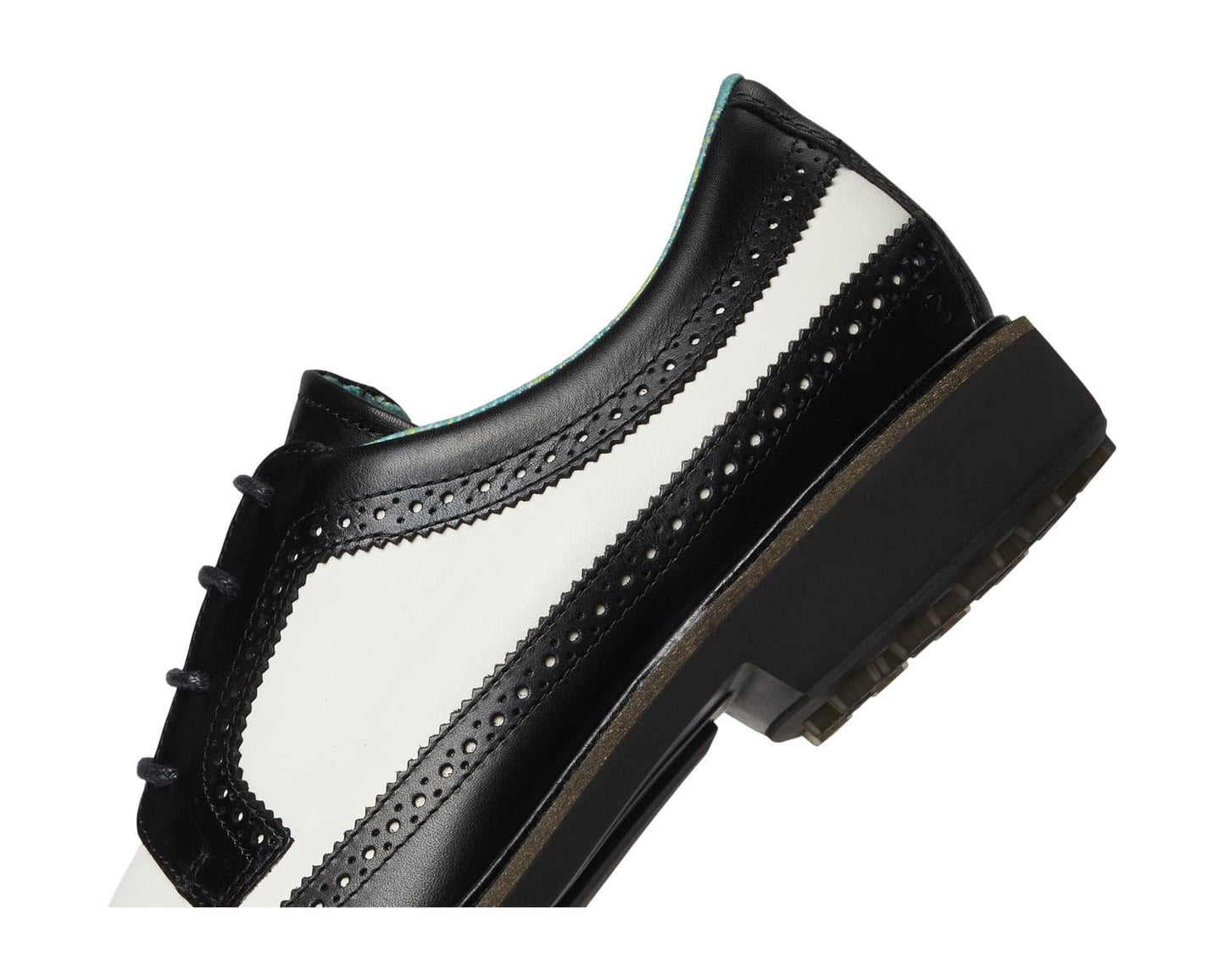 Men's ECCO Golf Classic Hybrid Wing Tip Water Resistant Black/White