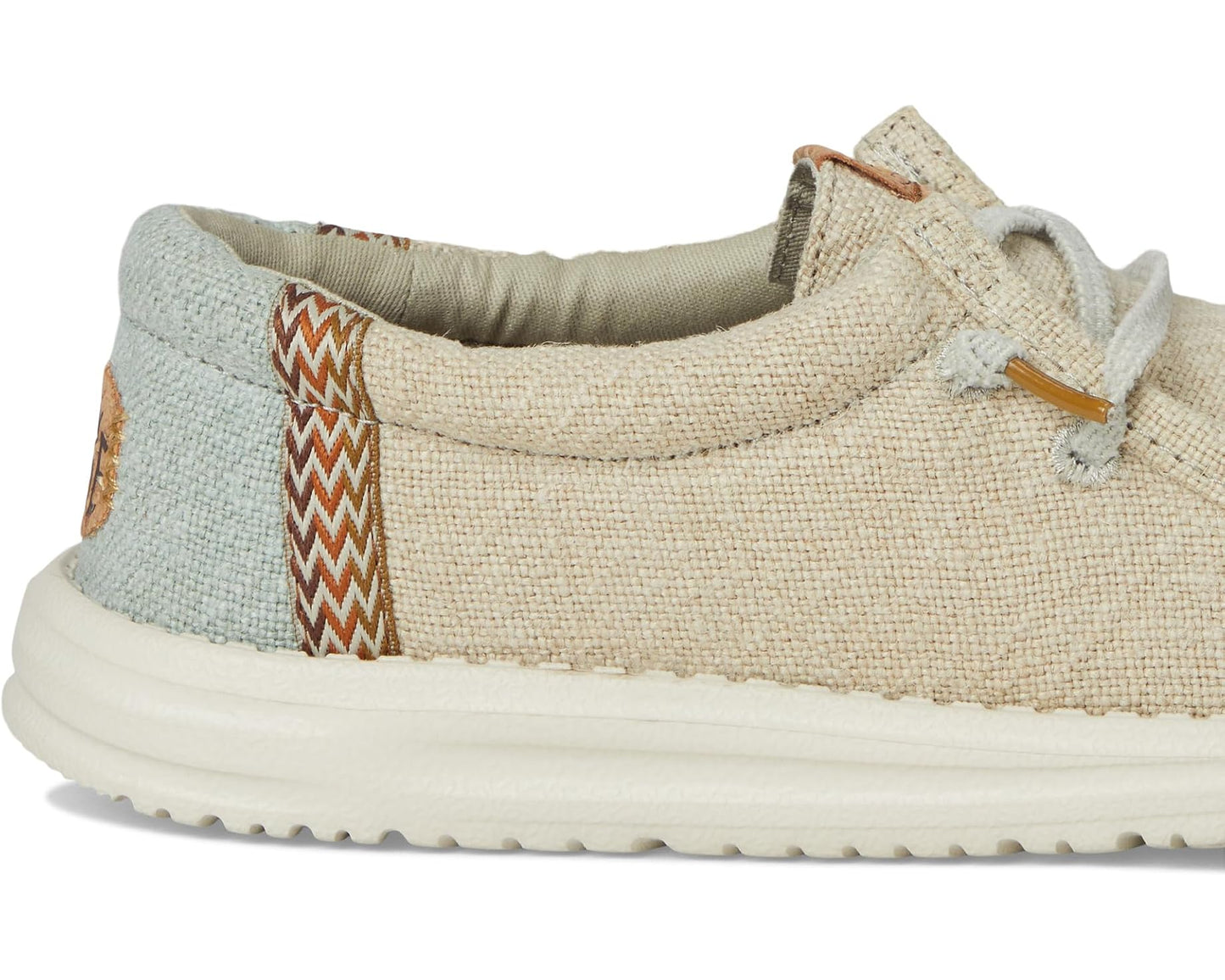 Men's Hey Dude Wally Jute Stone Grey/Iceberg Green