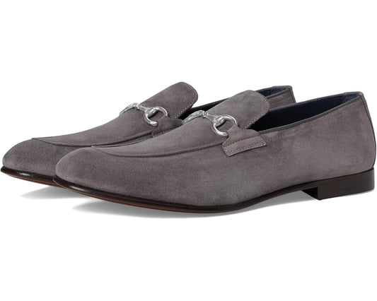 Men's Johnston & Murphy Collection Taylor Bit Gray Italian Suede