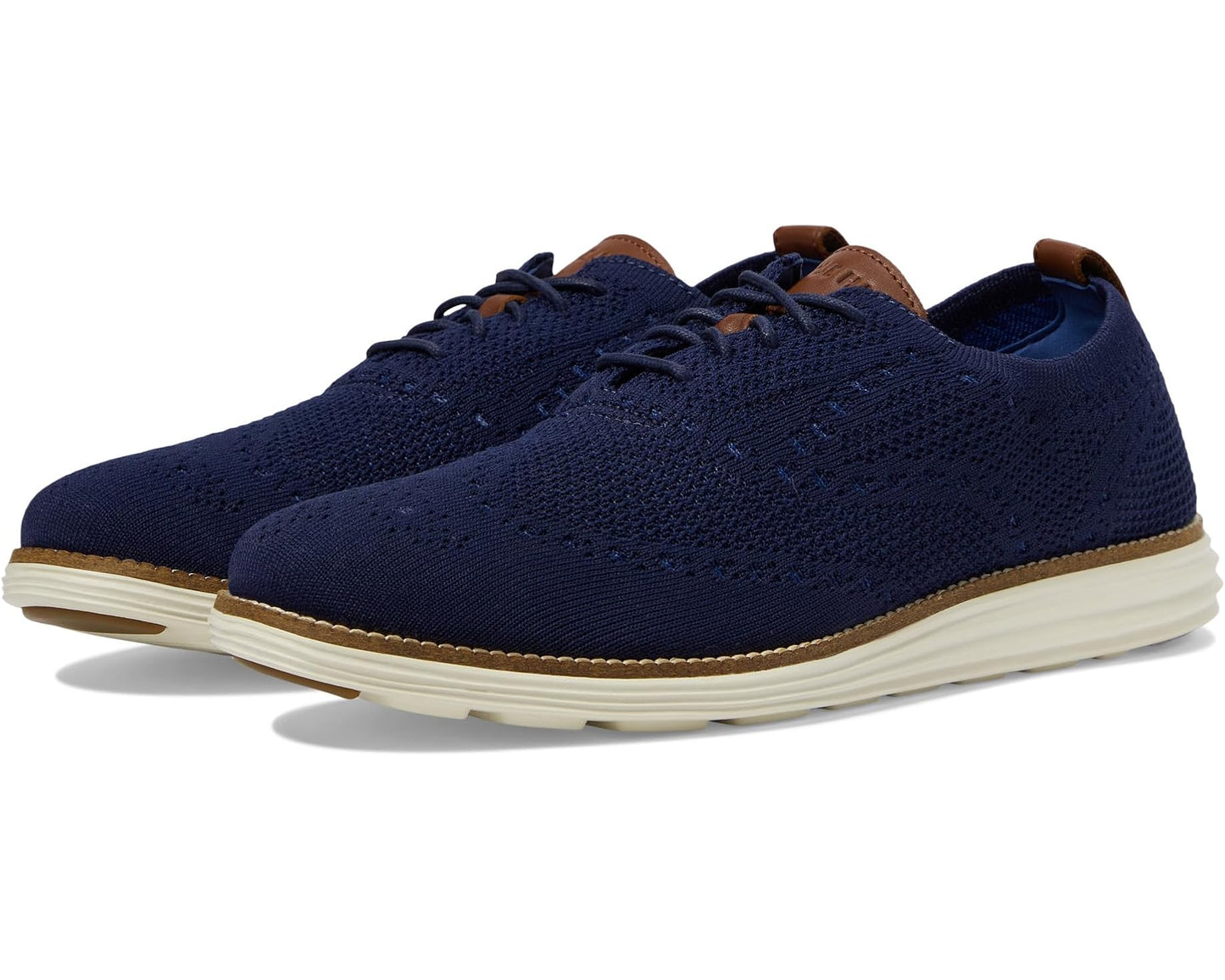 Men's Cole Haan Original Grand Stitchlite Wingtip Oxford Navy/Ivory