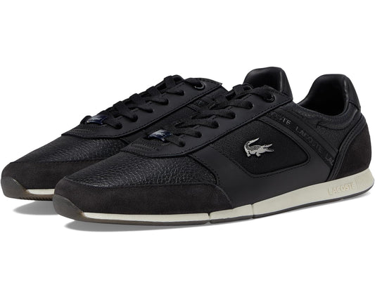 Men's Lacoste Menerva Sport Sneakers Black/White