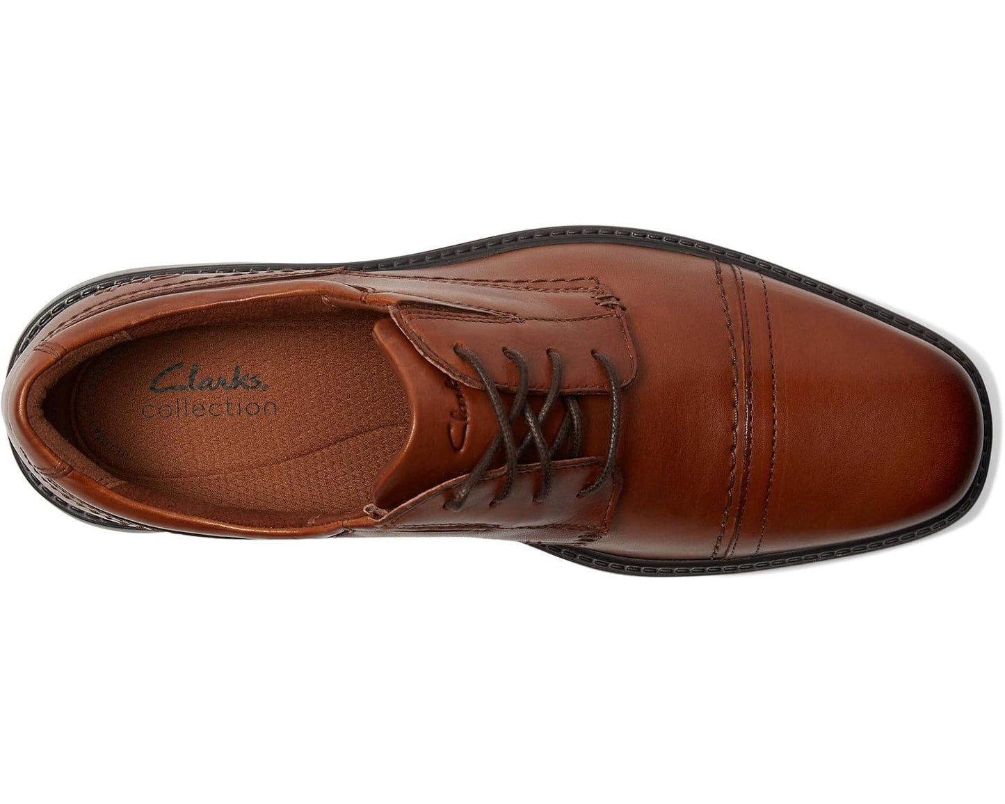 Men's Clarks DressLite Cap Tan