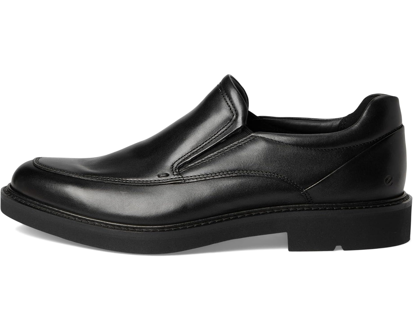 Men's ECCO London Apron Toe Slip-On Black