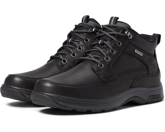 Men's Dunham 8000 Mid Boots Black Leather