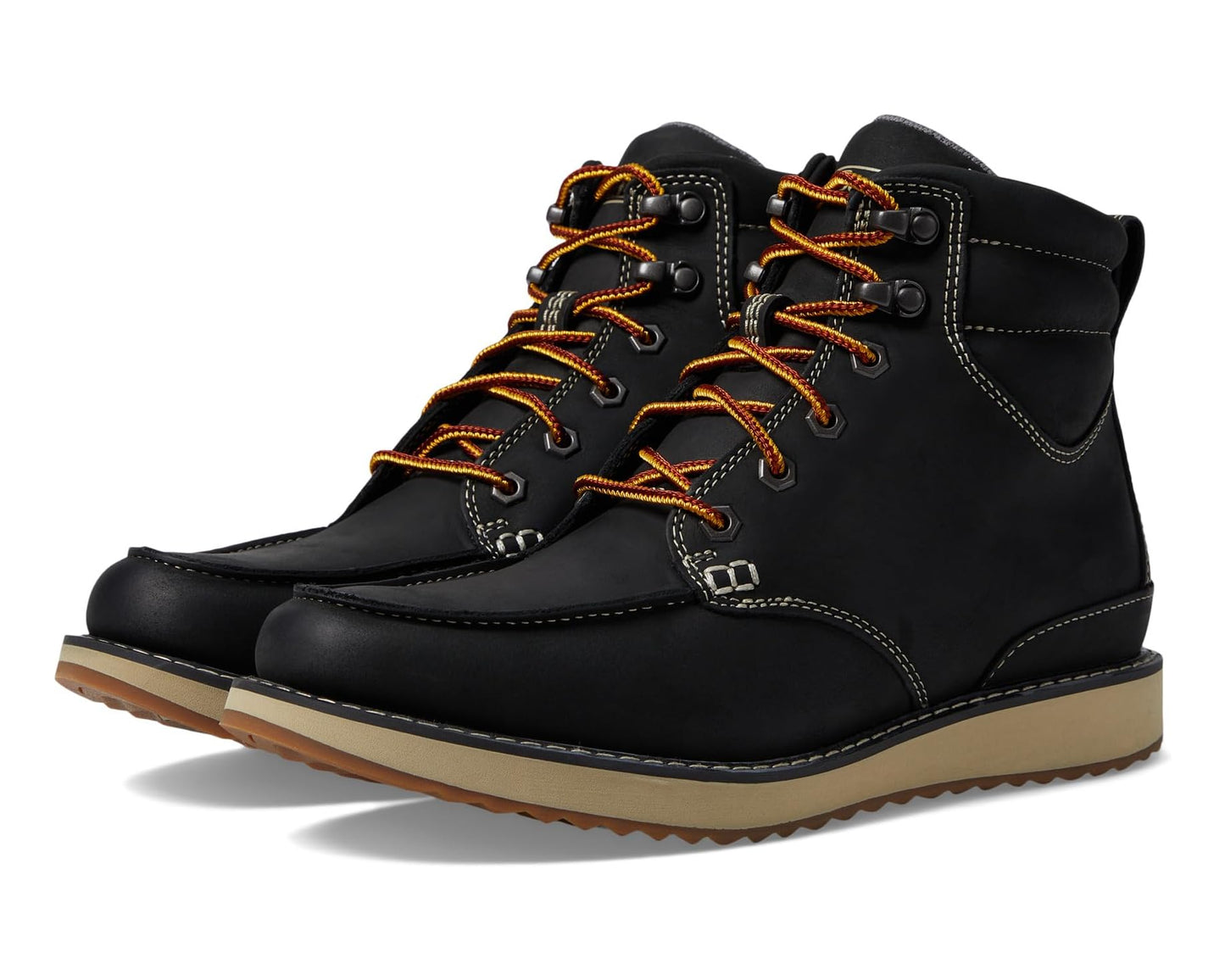 Men's L.L.Bean Stonington Boots Moc Toe Black