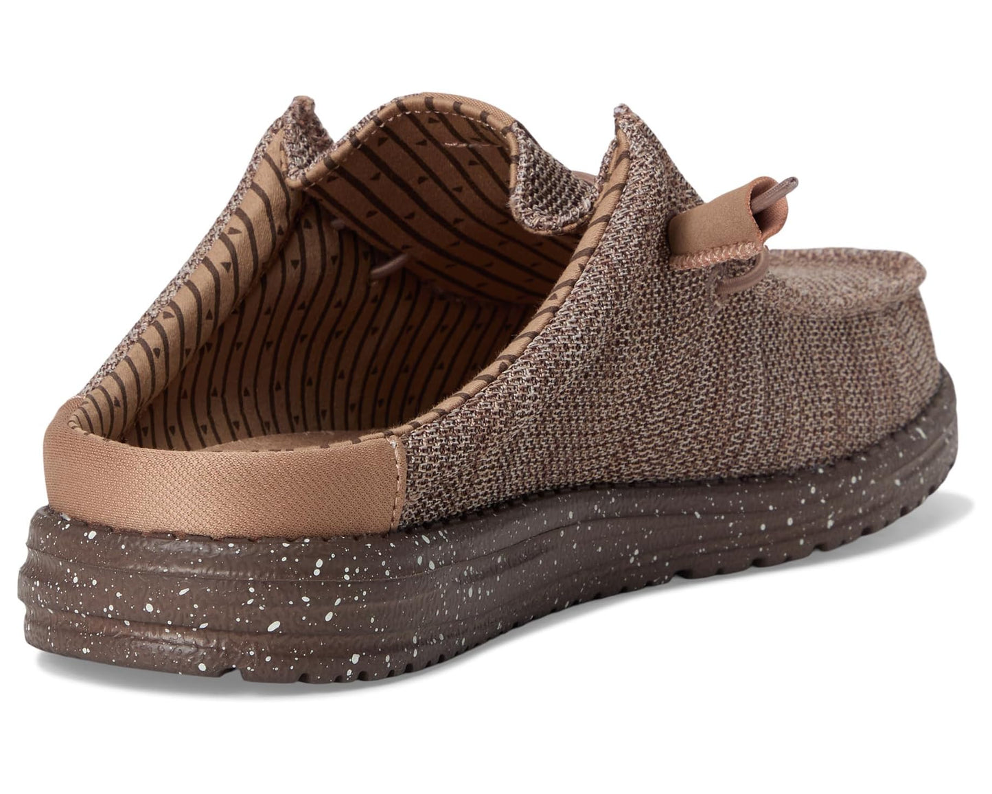 Men's Hey Dude Wally Slip Stretch Sox Deep Taupe/Chanterelle Tan
