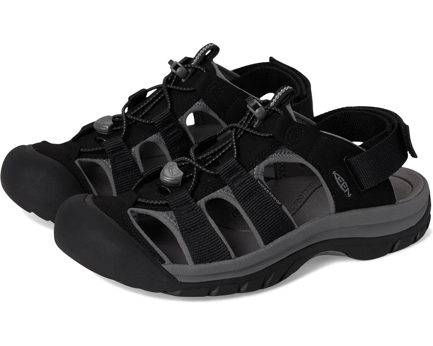 Men's KEEN Rapids H2 Black/Steel Grey