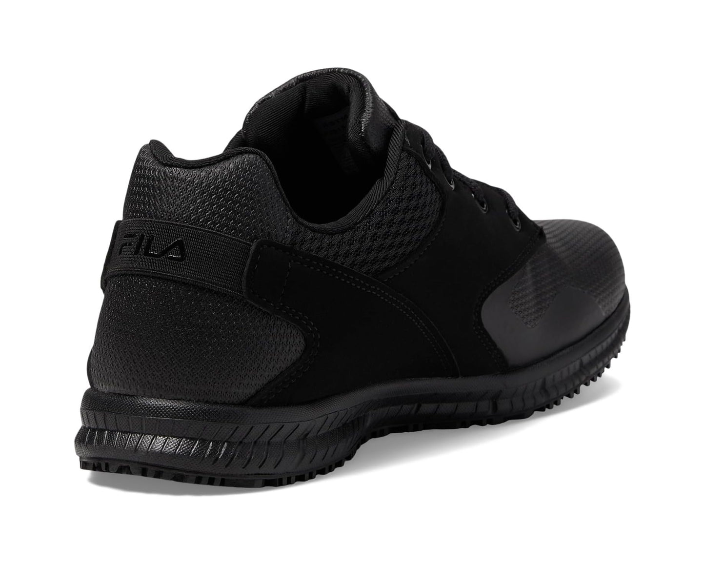Men's Fila Memory Layers Slip Resistant Black/Black/Black