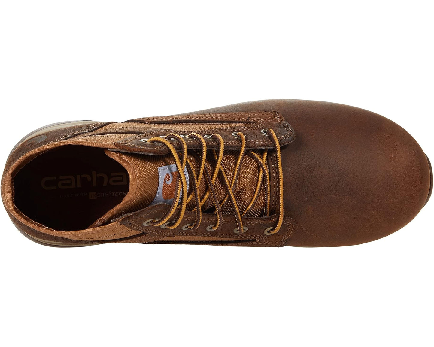 Men's Carhartt Force 5 Lightweight Sneaker Boots Nano Comp Toe Brown Leather/Tan Duck