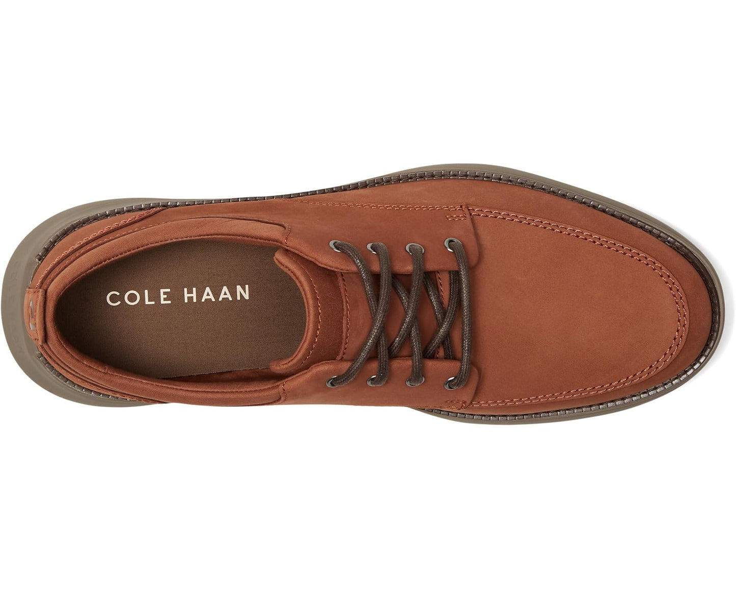 Men's Cole Haan Grand Remix Apron Toe Oxfords Sequoia Nubuck/Dark Chocolate/Truffle