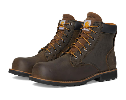 Men's Carhartt Frontier 6 Water Resistant Composite Toe Boots Mossy Brown