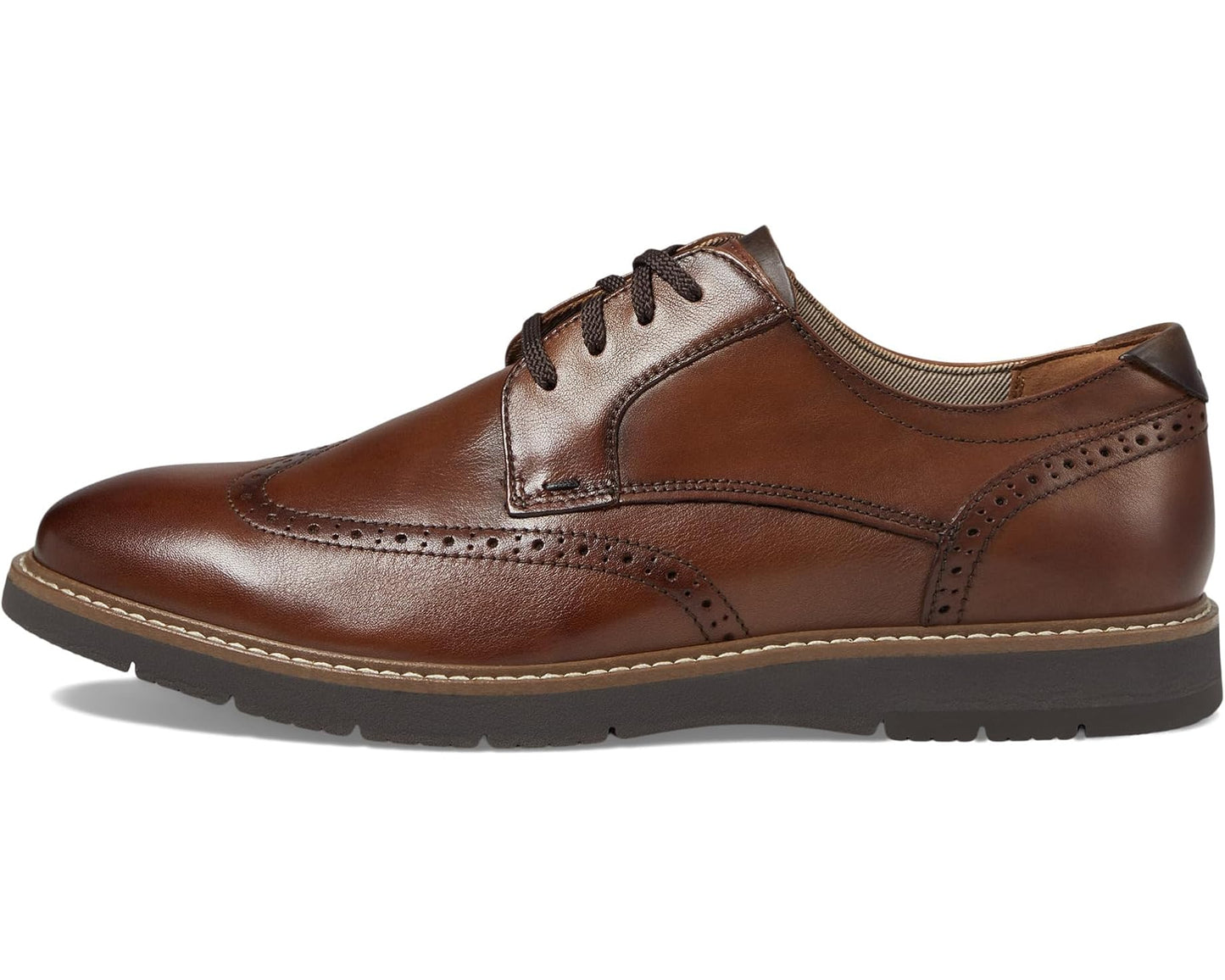 Men's Florsheim Vibe Wing Tip Oxford Cognac 1