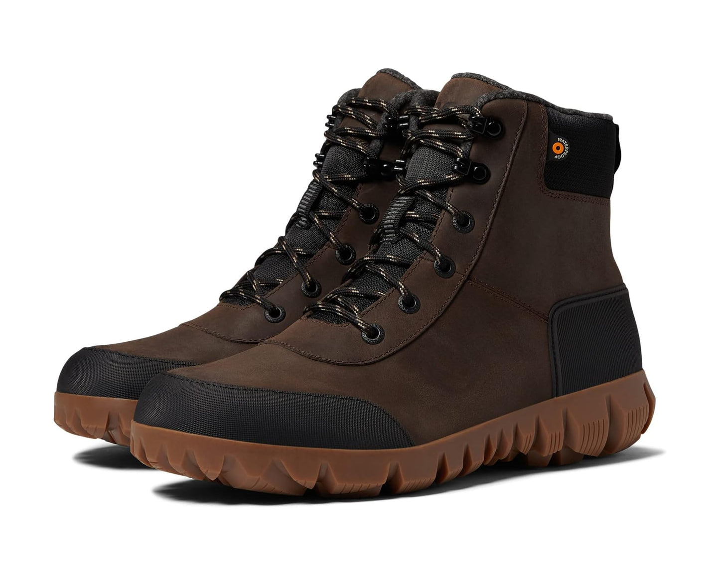 Men's Bogs Arcata Urban Leather Mid Chocolate