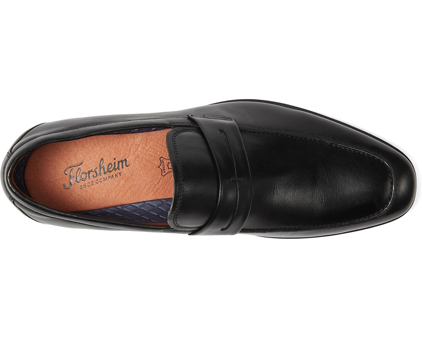 Men's Florsheim Zaffiro Moc Toe Penny Loafers Black