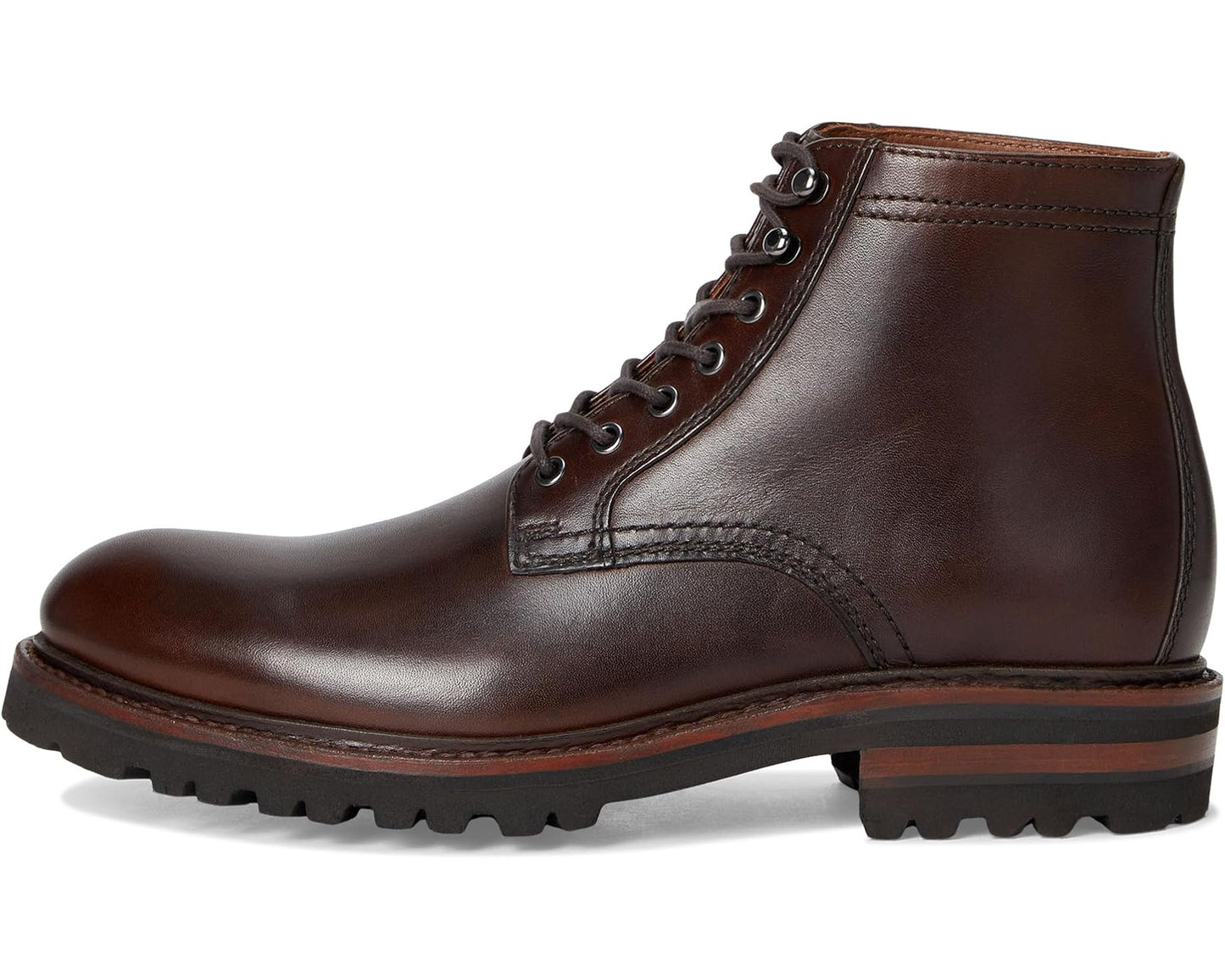 Men's Johnston & Murphy Collection Dudley Lug Plain Toe Boot Brown