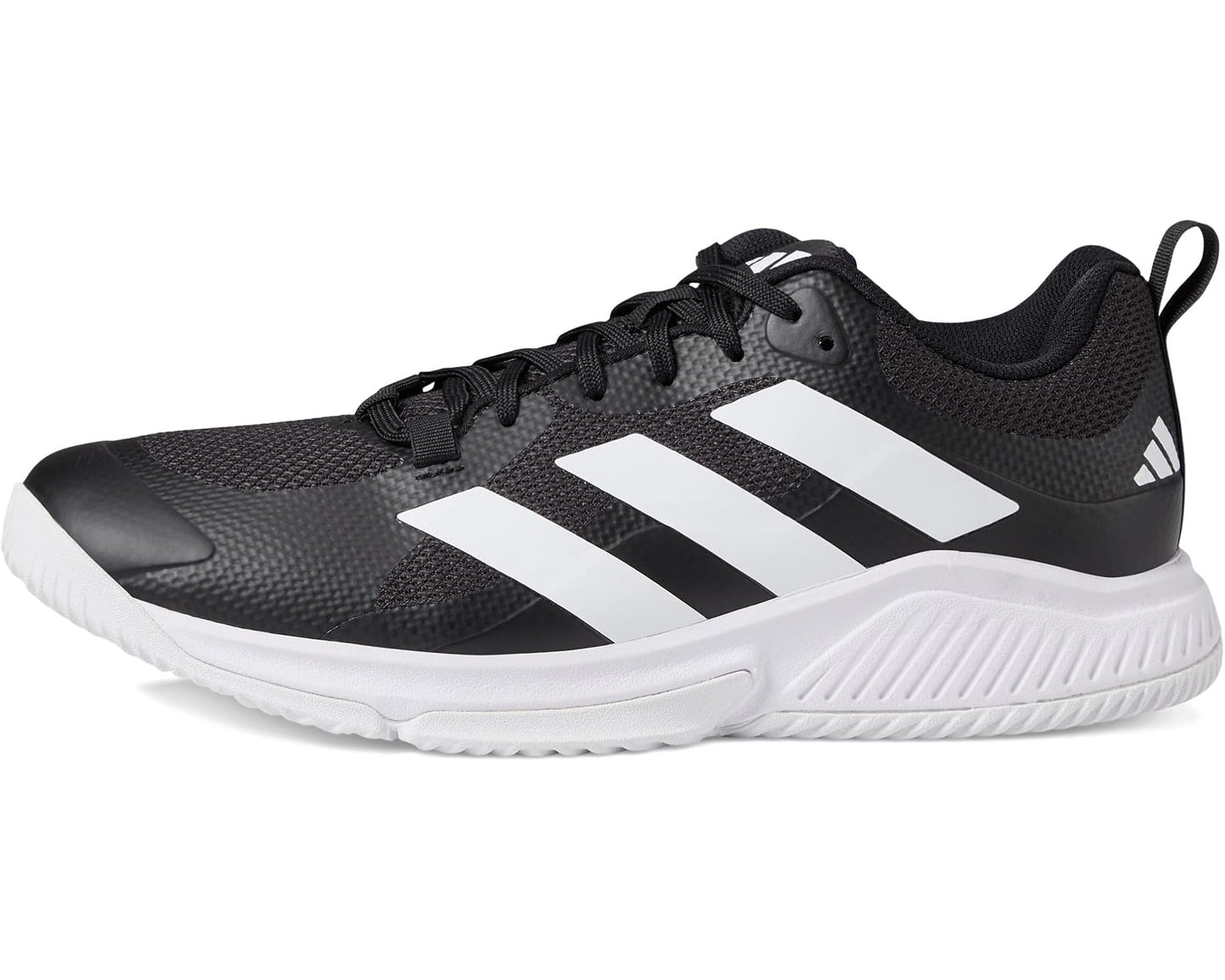 Men's adidas Court Team Bounce 2.0 Volleyball Shoes Black/White/Black