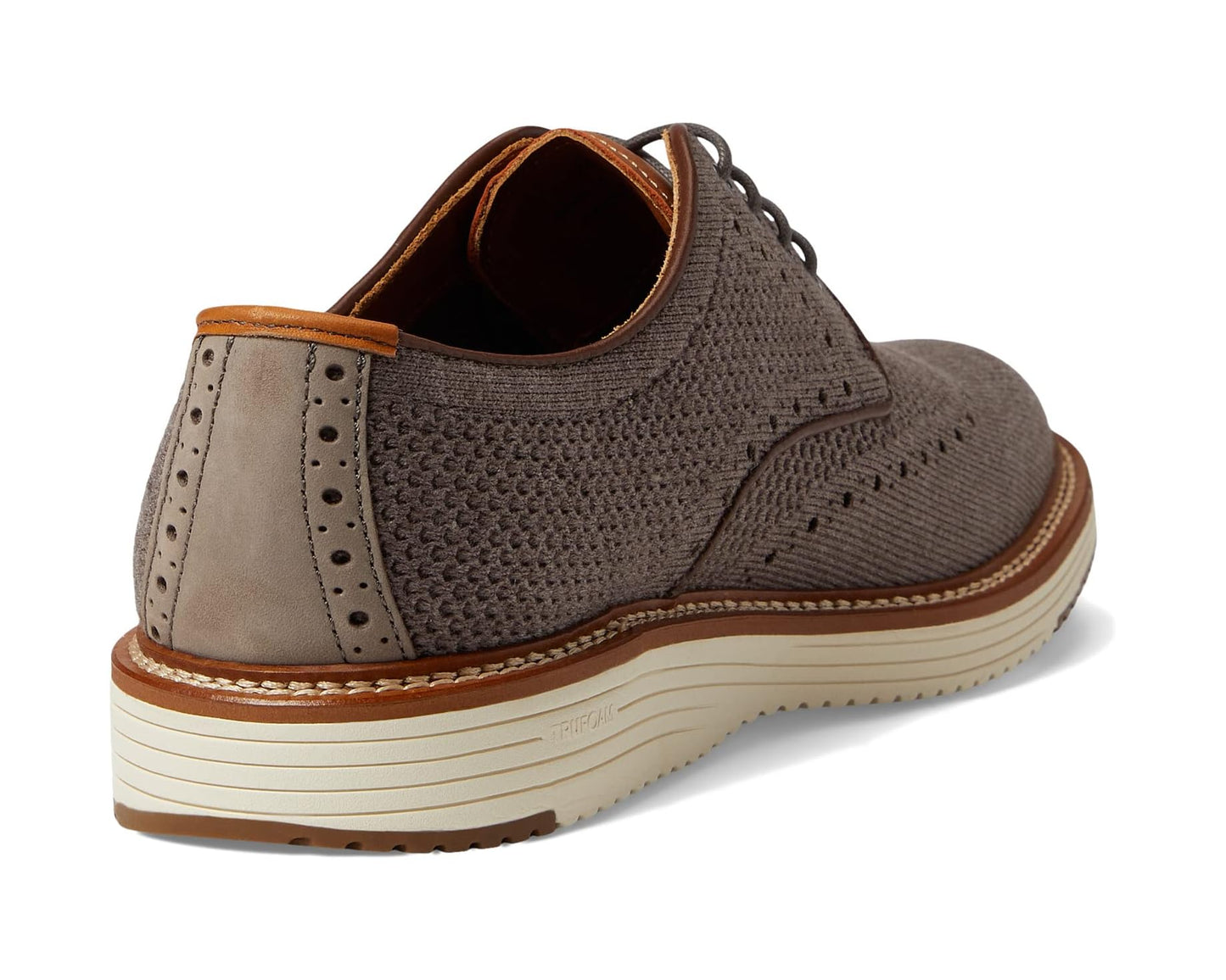 Men's Johnston & Murphy Upton Knit Wing Tip Gray Knit