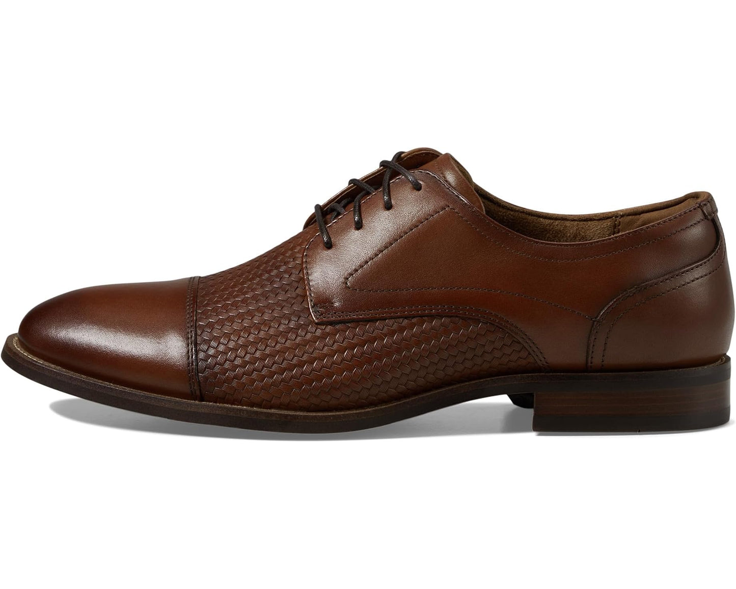 Men's Florsheim Rucci Weave Cap Toe Oxford Cognac