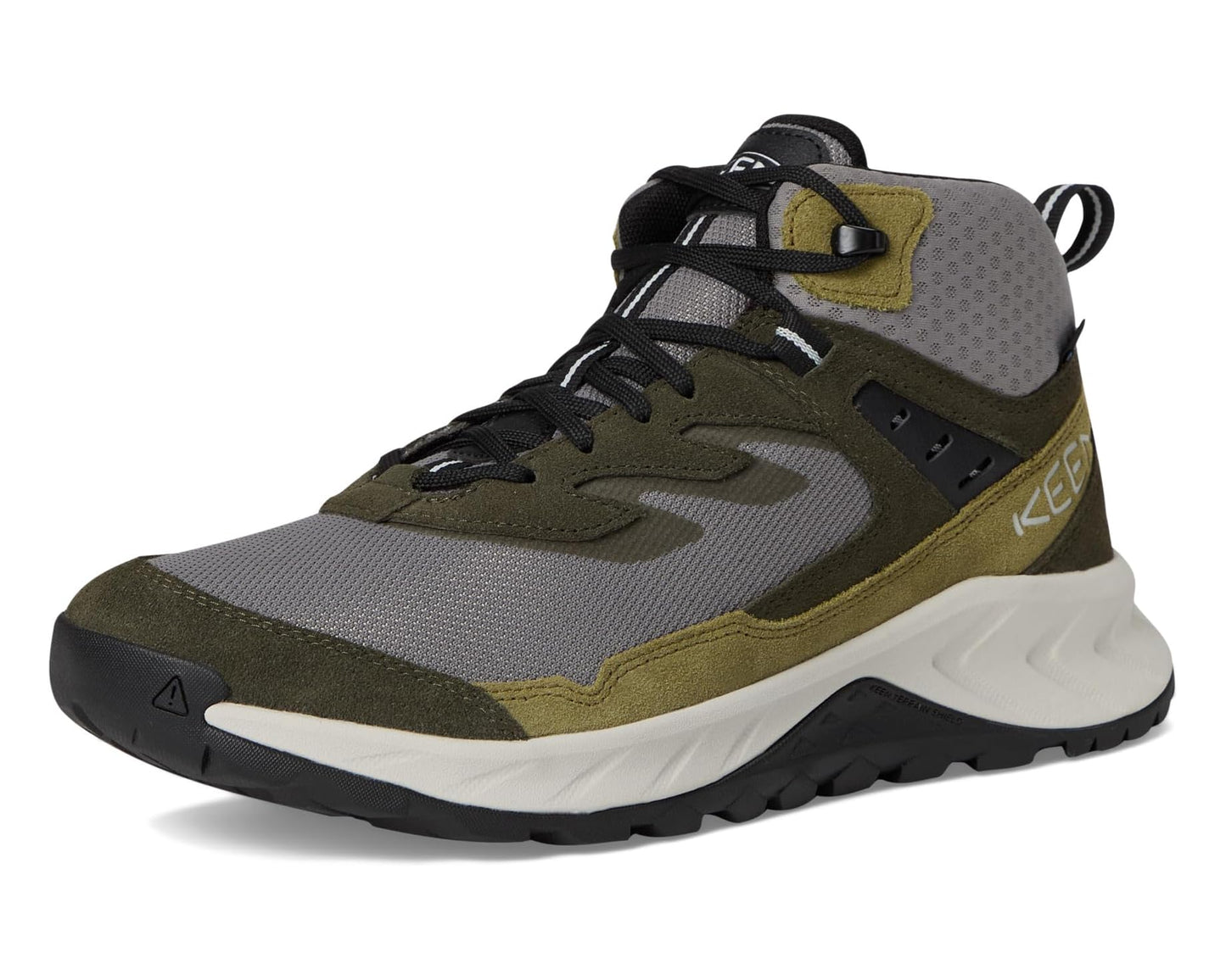 Men's KEEN Hightrail Waterproof Hiking Boots Steel Grey/ForeST Night