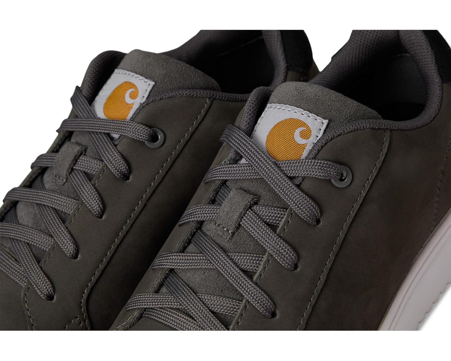 Men's Carhartt Detroit Nano Toe Leather Sneaker Medium Grey