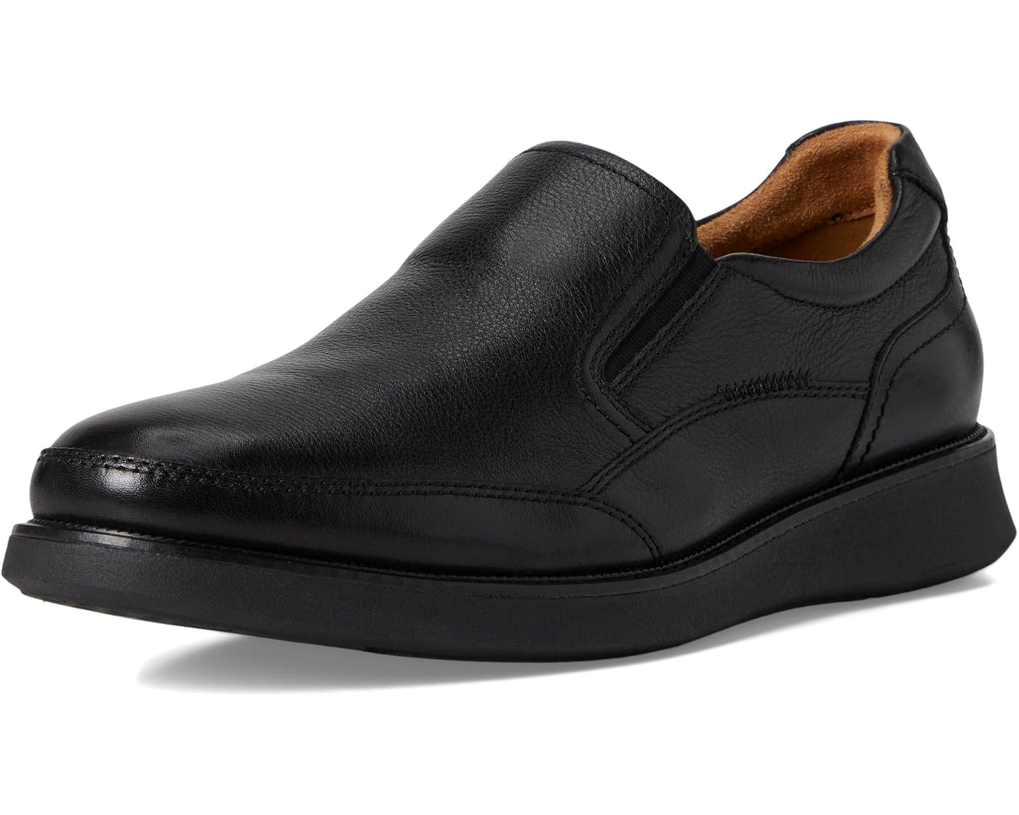 Men's Florsheim Launch Moc Toe Slip-On Black