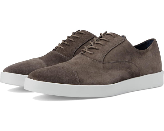 Men's Johnston & Murphy Collection Bolivar Cap Toe Gray Italian Suede