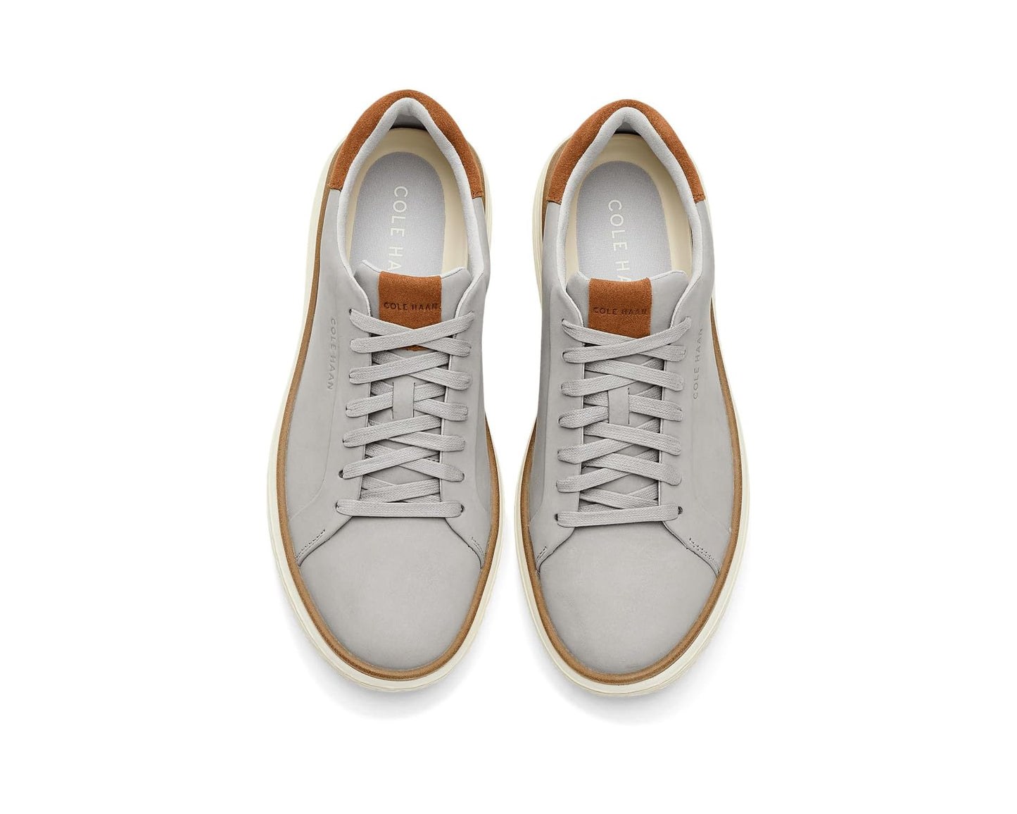 Men's Cole Haan Grandpro Court Skyweave Sneakers Paloma Nubuck/British Tan/Ivory