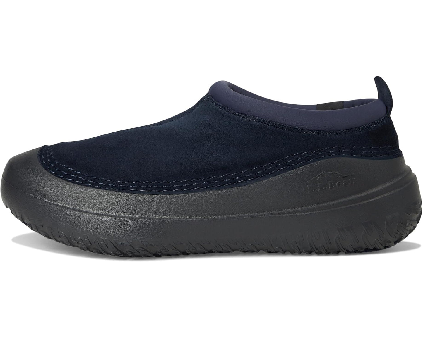 Men's L.L.Bean Wicked Good Max Slippers Carbon Navy/Black